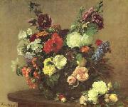 Henri Fantin-Latour Bouquet de Fleurs Diverses china oil painting reproduction